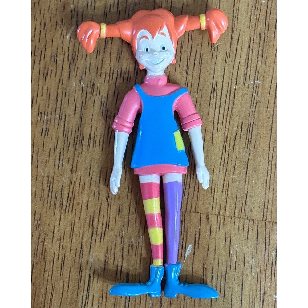 Vintage Pippi Longstocking Figure Movie Promotional Toy 1997